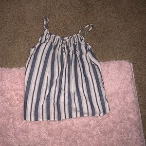 striped halter tank